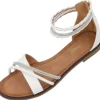 Palado Chritina, Riemchensandalen, Damen, Weiß
