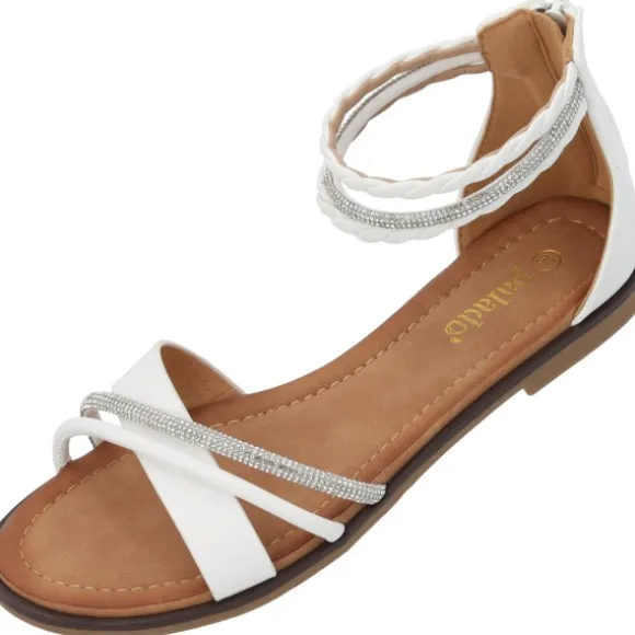 Palado Chritina, Riemchensandalen, Damen, Weiß