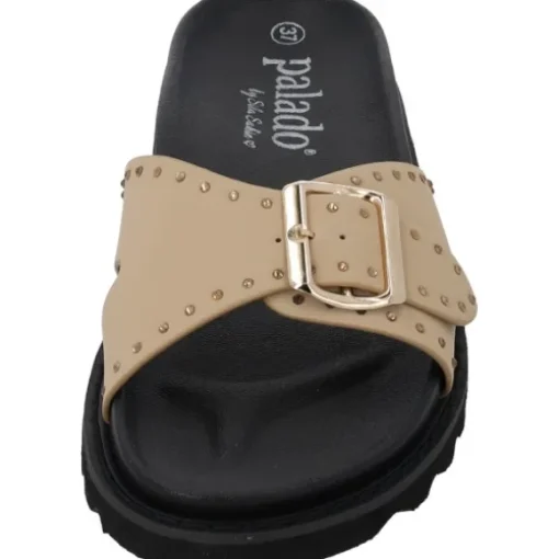 Palado Cirlo by Sila Sahin, Pantoletten & Badeschuhe, Damen, Beige
