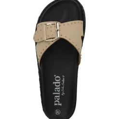 Palado Cirlo by Sila Sahin, Pantoletten & Badeschuhe, Damen, Beige