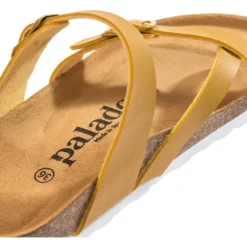 Palado Cres Matt, Pantoletten, Damen, Senfgelb