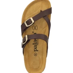 Palado Cres Matt, Pantoletten, Damen, Dunkelbraun