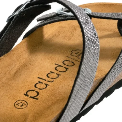 Palado Cres Metallic, Pantoletten, Damen, Pyth Anthrazit