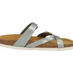 Palado Cres Metallic, Pantoletten, Damen, Olive