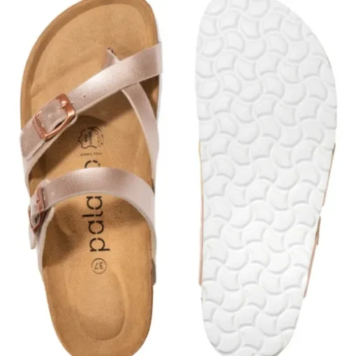 Palado Cres Metallic, Pantoletten, Damen, Rose