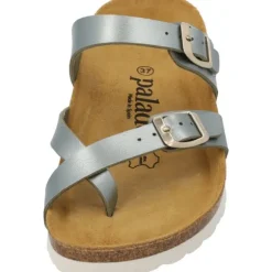 Palado Cres Metallic, Pantoletten, Damen, Olive
