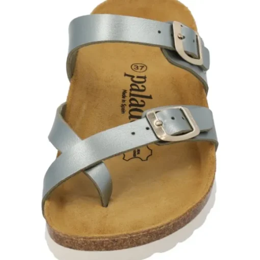 Palado Cres Metallic, Pantoletten, Damen, Olive