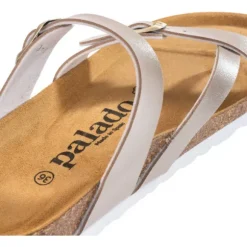 Palado Cres Metallic, Pantoletten, Damen, Beige