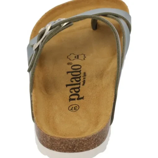 Palado Cres Metallic, Pantoletten, Damen, Olive