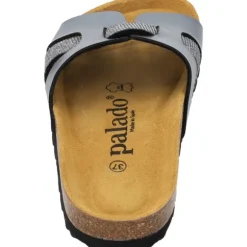 Palado Crisui, Pantoletten, Damen, Grau Metallic