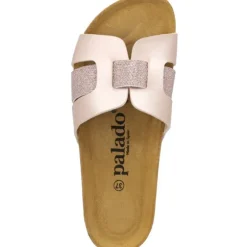 Palado Crisui, Pantoletten, Damen, Rosa Metallic