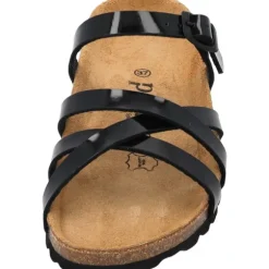 Palado Cruisi, Pantoletten, Damen, Schwarz Lack