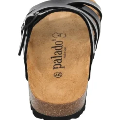 Palado Cruisi, Pantoletten, Damen, Schwarz Lack