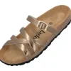 Palado Cruisi Premium Leather, Pantoletten, Damen, Bronze Metallic