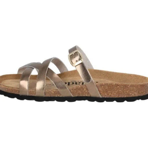 Palado Cruisi Premium Leather, Pantoletten, Damen, Bronze Metallic