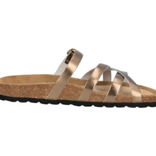 Palado Cruisi Premium Leather, Pantoletten, Damen, Bronze Metallic