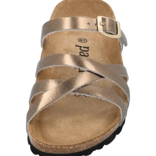Palado Cruisi Premium Leather, Pantoletten, Damen, Bronze Metallic