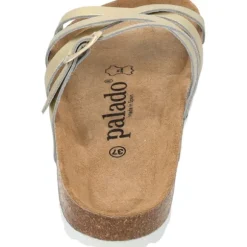 Palado Cruisi Premium Leather, Pantoletten, Damen, Gold Metallic