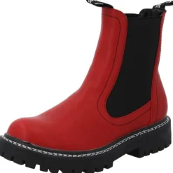 Palado Dedej, Chelsea Boots, Damen, Rot