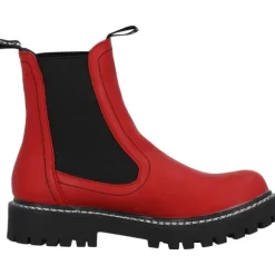 Palado Dedej, Chelsea Boots, Damen, Rot