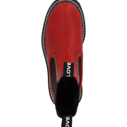 Palado Dedej, Chelsea Boots, Damen, Rot