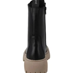 Palado Delos, Schnürstiefel, Damen, Schwarz/Beige