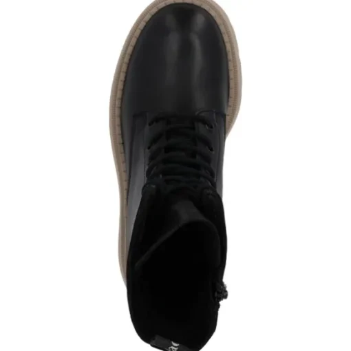 Palado Delos, Schnürstiefel, Damen, Schwarz/Beige