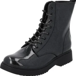 Palado Djerba Gloss by Sila Sahin, Schnürstiefel, Damen, Schwarz