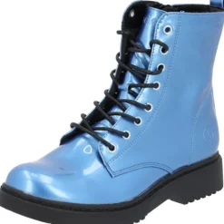 Palado Djerba Gloss by Sila Sahin, Schnürstiefel, Damen, Blau