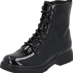 Palado Djerba, Schnürstiefel, Damen, Schwarz Lack
