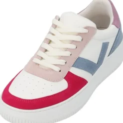 Palado Domian, Sneakers Low, Damen, Weiß/Fuchsia