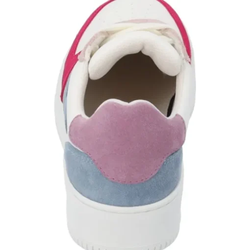 Palado Domian, Sneakers Low, Damen, Weiß/Fuchsia