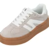 Palado Drotea, Sneakers Low, Damen, Beige/Weiß