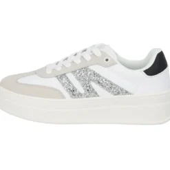Palado Drotea, Sneakers Low, Damen, Weiß/Silber