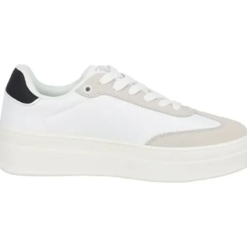 Palado Drotea, Sneakers Low, Damen, Weiß/Silber