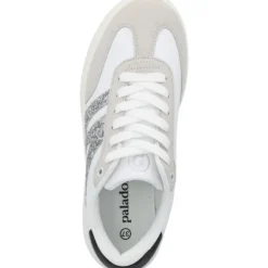 Palado Drotea, Sneakers Low, Damen, Weiß/Silber