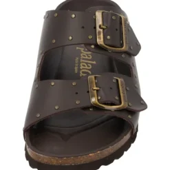 Palado Elaha Rivet, Pantoletten, Damen, Dunkelbraun