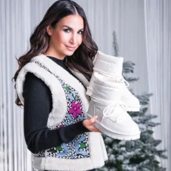 Palado Falenas by Sila Sahin, Winterstiefel, Damen, Beige