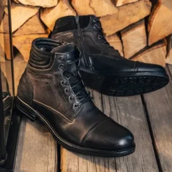 Palado Ferben, Schnürstiefeletten, Herren, Grau