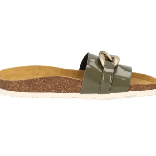Palado Gozo, Pantoletten, Damen, Khaki Lack