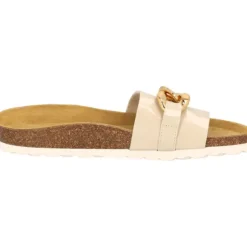 Palado Gozo, Pantoletten, Damen, Beige Lack