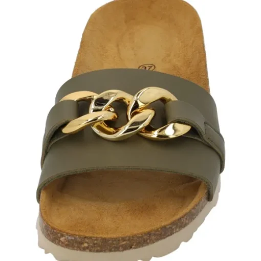 Palado Gozo, Pantoletten, Damen, Khaki Matt