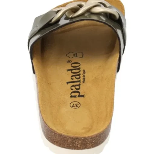 Palado Gozo, Pantoletten, Damen, Khaki Lack