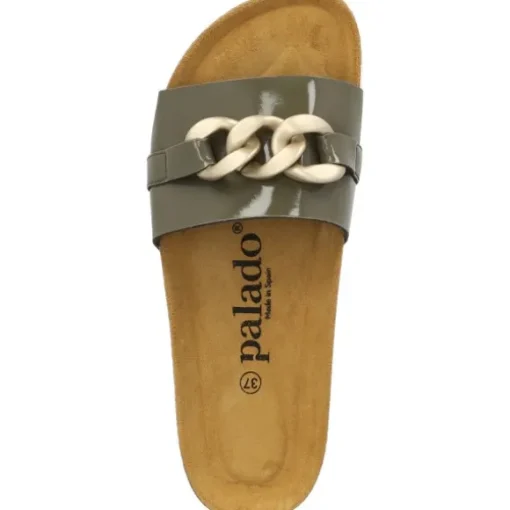 Palado Gozo, Pantoletten, Damen, Khaki Lack