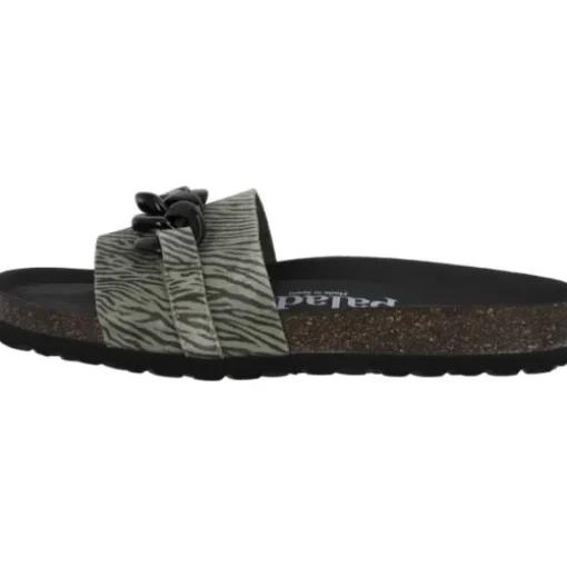 Palado Gozo Zebra, Pantoletten, Damen, Olive