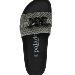 Palado Gozo Zebra, Pantoletten, Damen, Olive