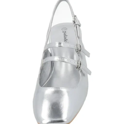 Palado Guhala, Sling-Pumps, Damen, Silber Metallic