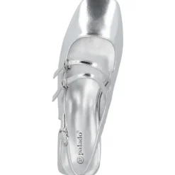 Palado Guhala, Sling-Pumps, Damen, Silber Metallic