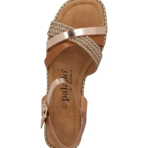 Palado Ialis by Sila Sahin, Riemchensandalen, Damen, Cognac