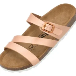 Palado Ikaria, Pantoletten, Damen, Rose Metallic